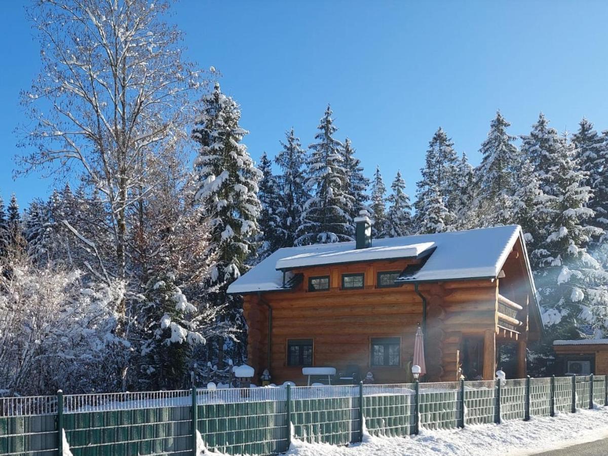 Ferienwohnungen Blockhaus - Zwergenhaeusl Grünau im Almtal Zewnętrze zdjęcie