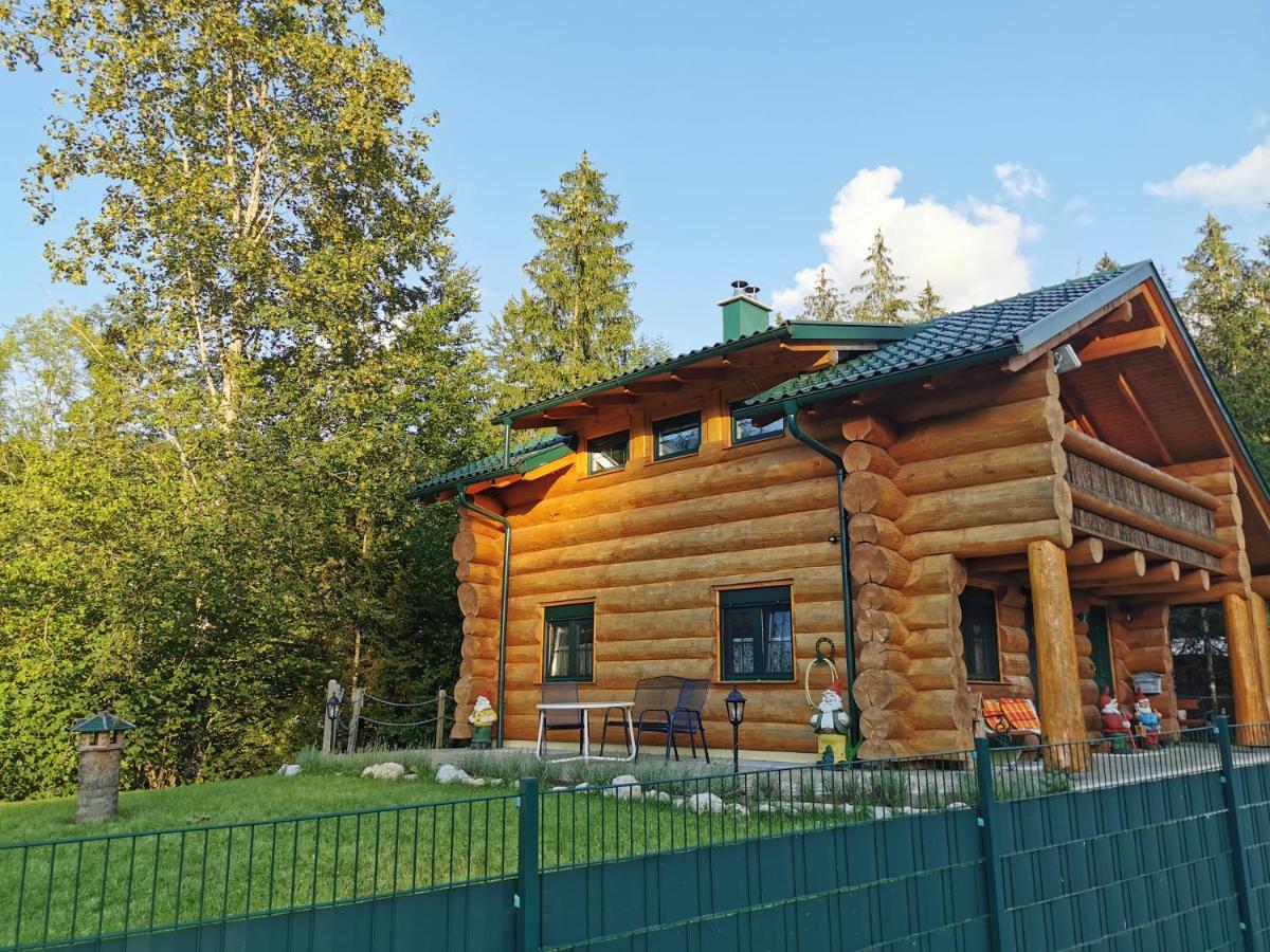 Ferienwohnungen Blockhaus - Zwergenhaeusl Grünau im Almtal Zewnętrze zdjęcie